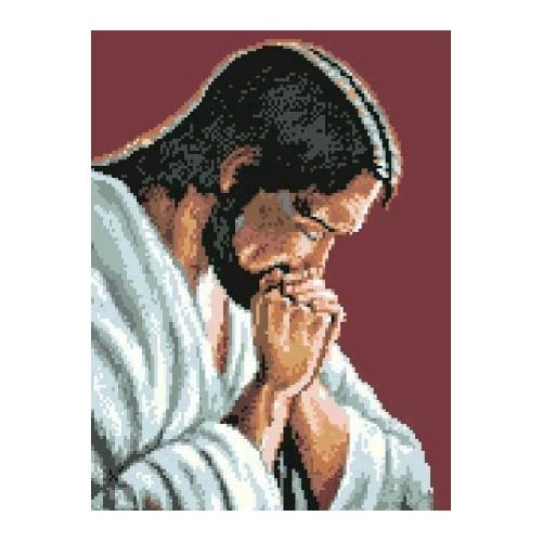 K 3045 Kanwa z nadrukiem - Jezus K 3045 Kanwa z nadrukiem - Jezus