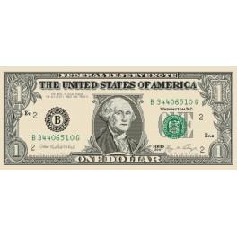 K 33117 Kanwa z nadrukiem - Dolar Amerykański