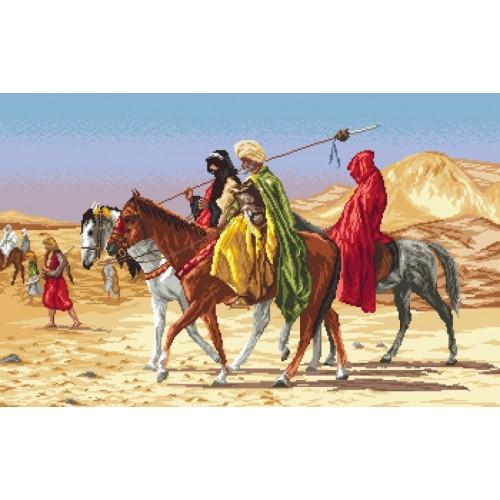 Kanwa z nadrukiem - Arabscy jeźdźcy - Jean-Leon Gerome Kanwa z nadrukiem - Arabscy jeźdźcy - Jean-Leon Gerome