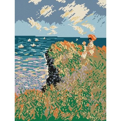 Wzór graficzny online - Spacer - Claude Monet Wzór graficzny online - Spacer - Claude Monet