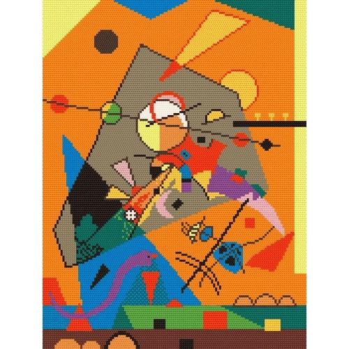 Wzór graficzny online - Kompozycja - W. Kandinsky Wzór graficzny online - Kompozycja - W. Kandinsky