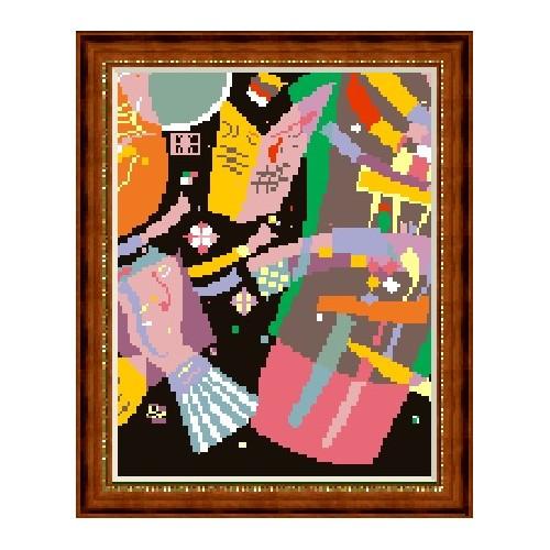 Wzór graficzny online - Kompozycja X - W. Kandinsky Wzór graficzny online - Kompozycja X - W. Kandinsky