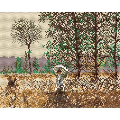 Wzór graficzny online - Wiosenne pole - Claude Monet Wzór graficzny online - Wiosenne pole - Claude Monet