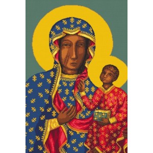 W 33090 ONLINE pattern pdf - The Holy Virgin of Czestochowa