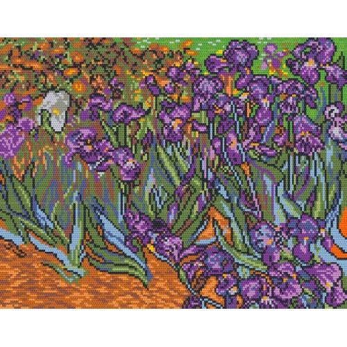 Wzór graficzny online - Irysy - V. van Gogh Wzór graficzny online - Irysy - V. van Gogh