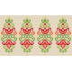 W 8835 Cross stitch pattern PDF - Easter egg - colourful arabesque