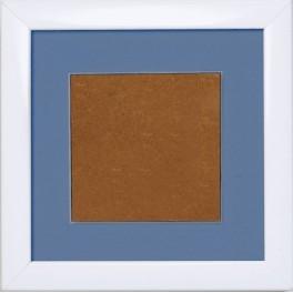 S 157005-1313-195 Ramka drewniana - kolor biały - lawendowe psp (13,2x13,2cm)