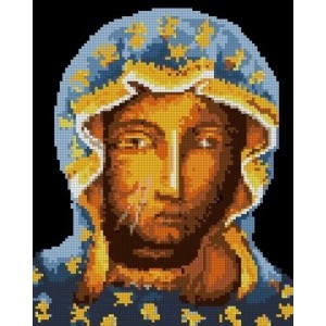 GC 1038 Cross stitch pattern on paper - The Holy Virgin of Czestochowa