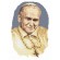 Wzór do haftu drukowany - Papież Jan Paweł II