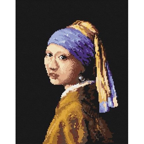Wzór graficzny - Dziewczyna z perłą - J.V. van Delft Wzór graficzny - Dziewczyna z perłą - J.V. van Delft