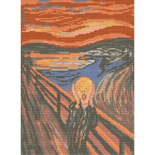 Wzór graficzny - Krzyk - Edvard Munch Wzór graficzny - Krzyk - Edvard Munch