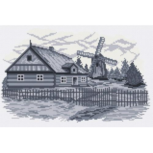 Wzór graficzny - Zagroda w skansenie Wzór graficzny - Zagroda w skansenie