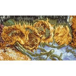 GC 8006 Wzór graficzny - Cztery ścięte słoneczniki - V. Van Gogh