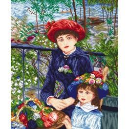 GC 8038 Wzór graficzny - Dwie siostry - Pierre August Renoir