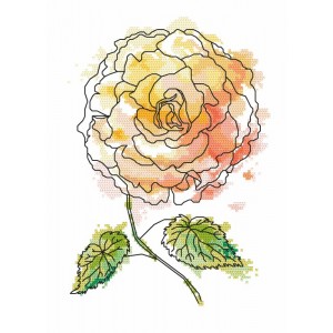 GC 8703 Cross stitch pattern - Magic begonia