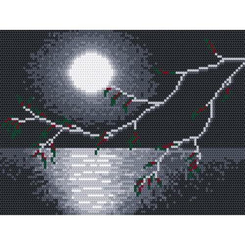 Wzór graficzny - Księżyc w pełni Wzór graficzny - Księżyc w pełni