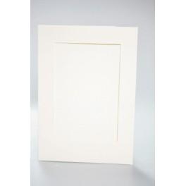 944-01 Duża kartka z prostokątnym psp kremowa
