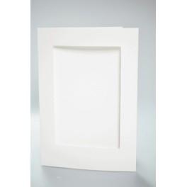 944-02 Duża kartka z prostokątnym psp biała