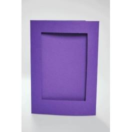 944-12 Duża kartka z prostokątnym psp fioletowa
