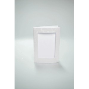 948-03 Cards with a rectangular passe-partout pearly
