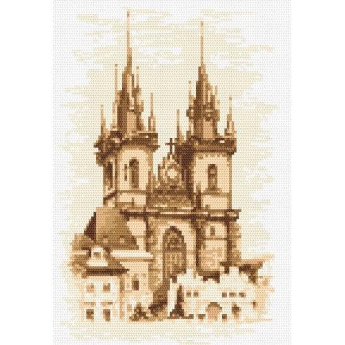 Aida z nadrukiem - Kościół Matki Boskiej - Praga Aida z nadrukiem - Kościół Matki Boskiej - Praga