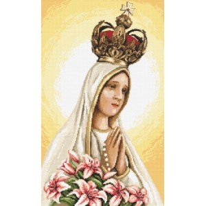 AN 8332 Tapestry Aida - Our Lady of Fátima