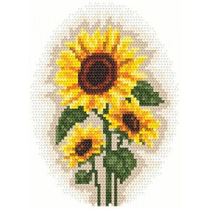 AN 8455 Tapestry Aida - Sunflowers