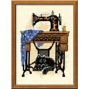 RIO 857 Cross stitch kit with yarn - Singer