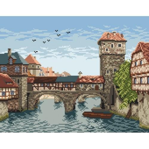 Zestaw z muliną - Most nad rzeką Zestaw z muliną - Most nad rzeką