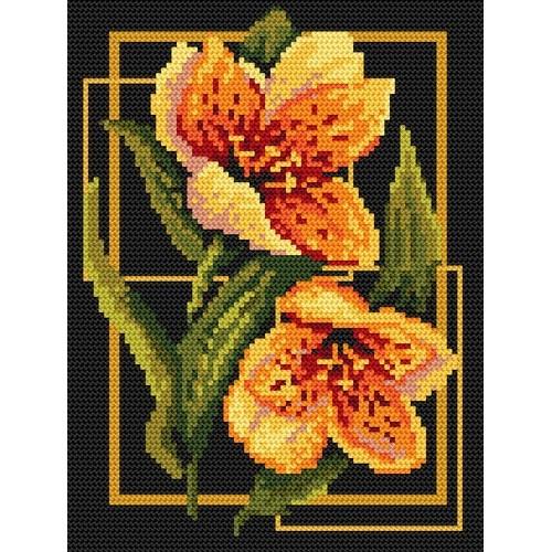 Z 4575 Zestaw z muliną - Alstroemeria Z 4575 Zestaw z muliną - Alstroemeria
