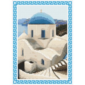 Z 8401 Zestaw do haftu - Wspomnienia z wakacji - Grecja