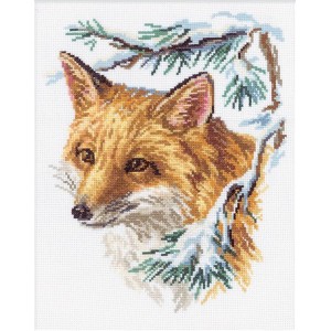 ZTM 068 Cross stitch kit - The fox