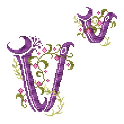 Zestaw z muliną, - Monogram V Zestaw z muliną, - Monogram V