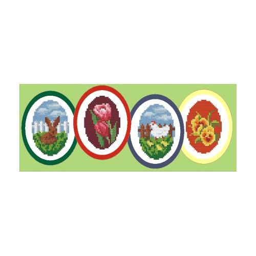Zestaw z muliną - Wielkanocne dekoracje Zestaw z muliną - Wielkanocne dekoracje