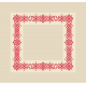 ZU 8838 Cross stitch kit - Folk napkin I