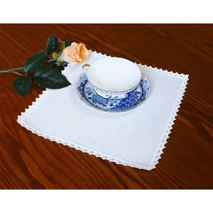979-01 Napkin Aida 20x20 cm (0,65x0,65 ft) white
