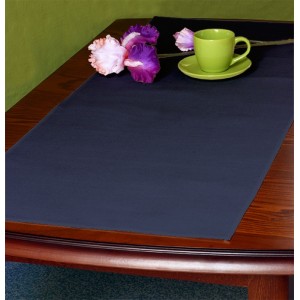 973-08 Runner Aida 45x110 cm (1,5x3,6 ft) navy blue