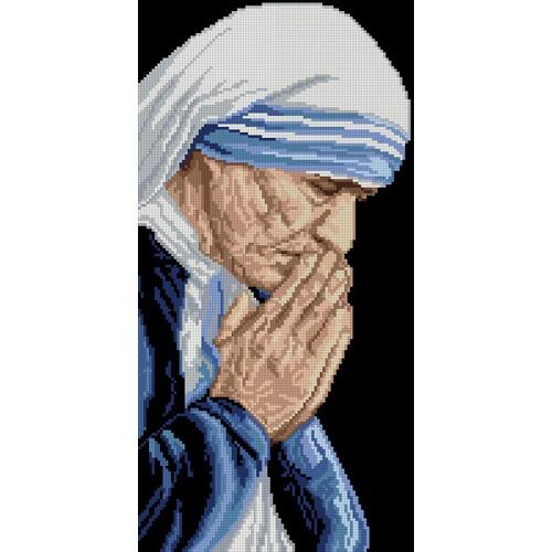 Kanwa z nadrukiem - Matka Teresa z Kalkuty Kanwa z nadrukiem - Matka Teresa z Kalkuty