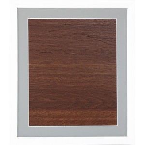 S 157005-2327-159 Wooden frame - white - gray passepartout (23,5x27,5cm)