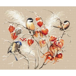 W 10144 Cross stitch pattern PDF - Bird paradise