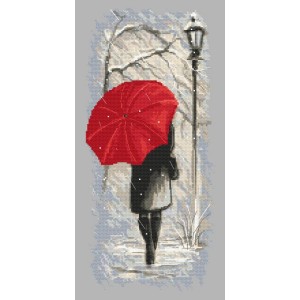 W 10152 Cross stitch pattern PDF - Winter walk