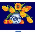 DD9.004 Zestaw do diamond painting - Żółte tulipany