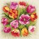 Zestaw do haftu - Czarujące tulipany