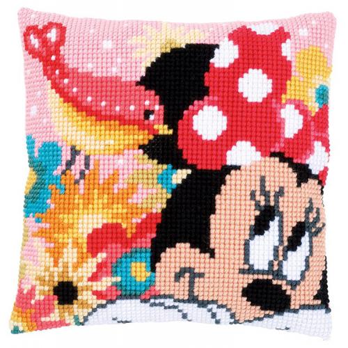 Zestaw z muliną - Poduszka - Minnie ma tajemnicę Zestaw z muliną - Poduszka - Minnie ma tajemnicę