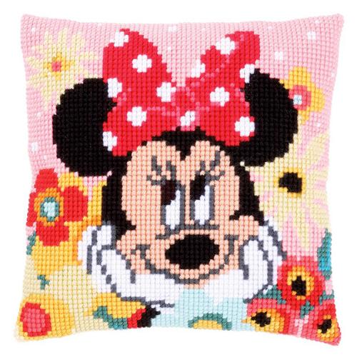 Zestaw z muliną - Poduszka - Rozmarzona Minnie Zestaw z muliną - Poduszka - Rozmarzona Minnie