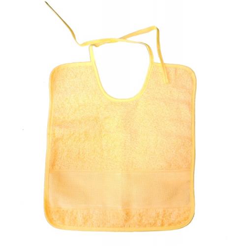 śliniak frotte 27x32 cm żółty śliniak frotte 27x32 cm żółty