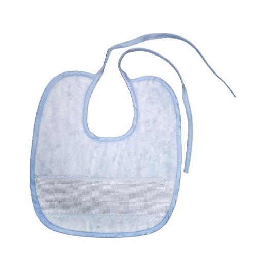 śliniak frotte-velur 22x 24cm błękitny śliniak frotte-velur 22x 24cm błękitny