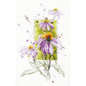 MN 100-101 Zestaw do haftu - Echinacea