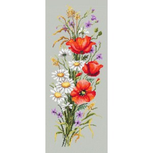 GC 10215 Cross stitch pattern on paper - Field bunch