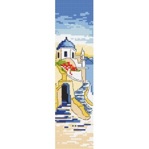 GU 10186 Cross stitch pattern - Bookmark - Greetings from Greece